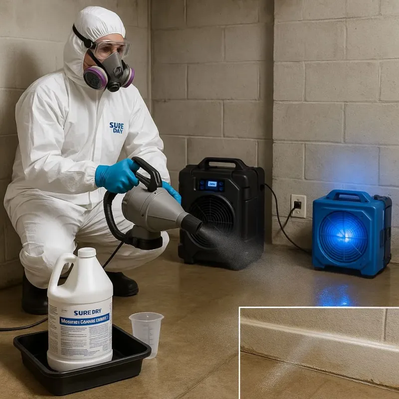 Sanitization and Odor Removal process in Acton, MA